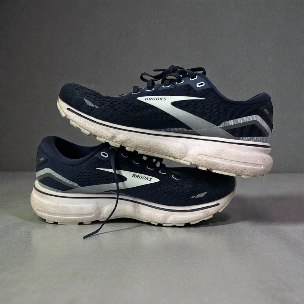Brooks Navy and Gray Athletic Shoes